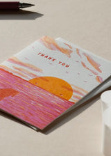 Thank You Sunset Greeting Card