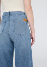 Performance Denim Lite Pleated Pant