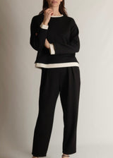 Annie Modal Contrast Sweater