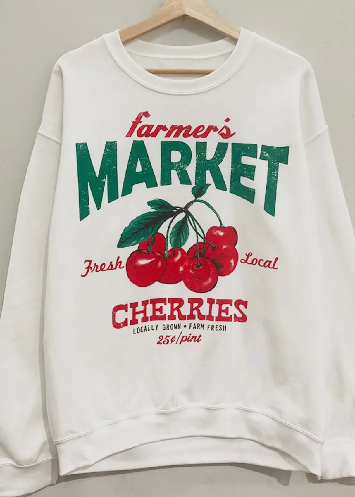 Farmer's Market Cherries Sweatshirt