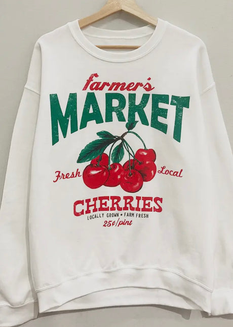 Farmer's Market Cherries Sweatshirt