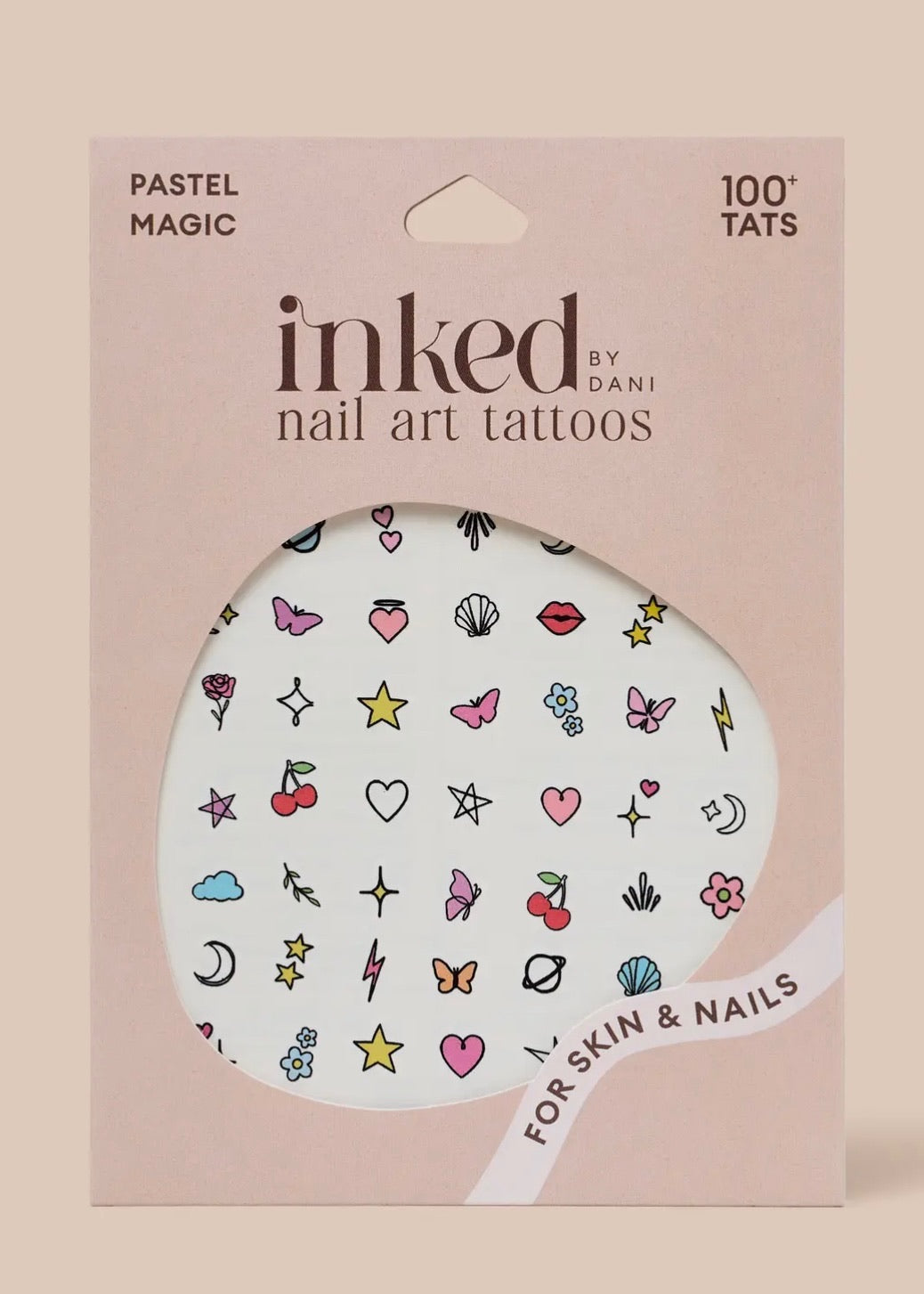 Nail Art Temporary Tattoo Pack