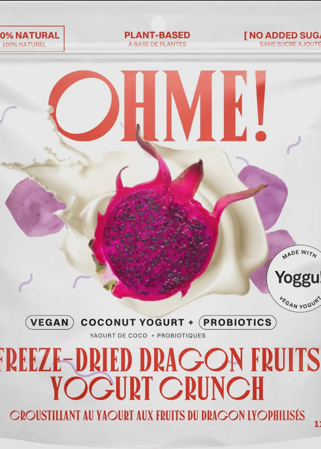 Freeze-Dried Dragon Fruit Yogurt Chunk