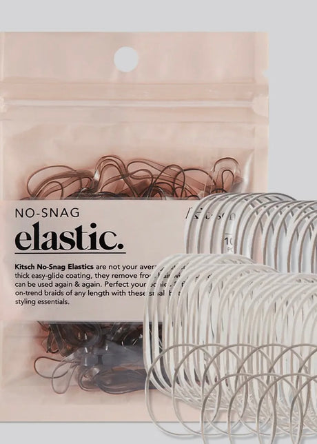 No-Snag Elastic 100 Pc - Clear