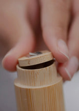 Charcoal Floss - Bamboo Holder