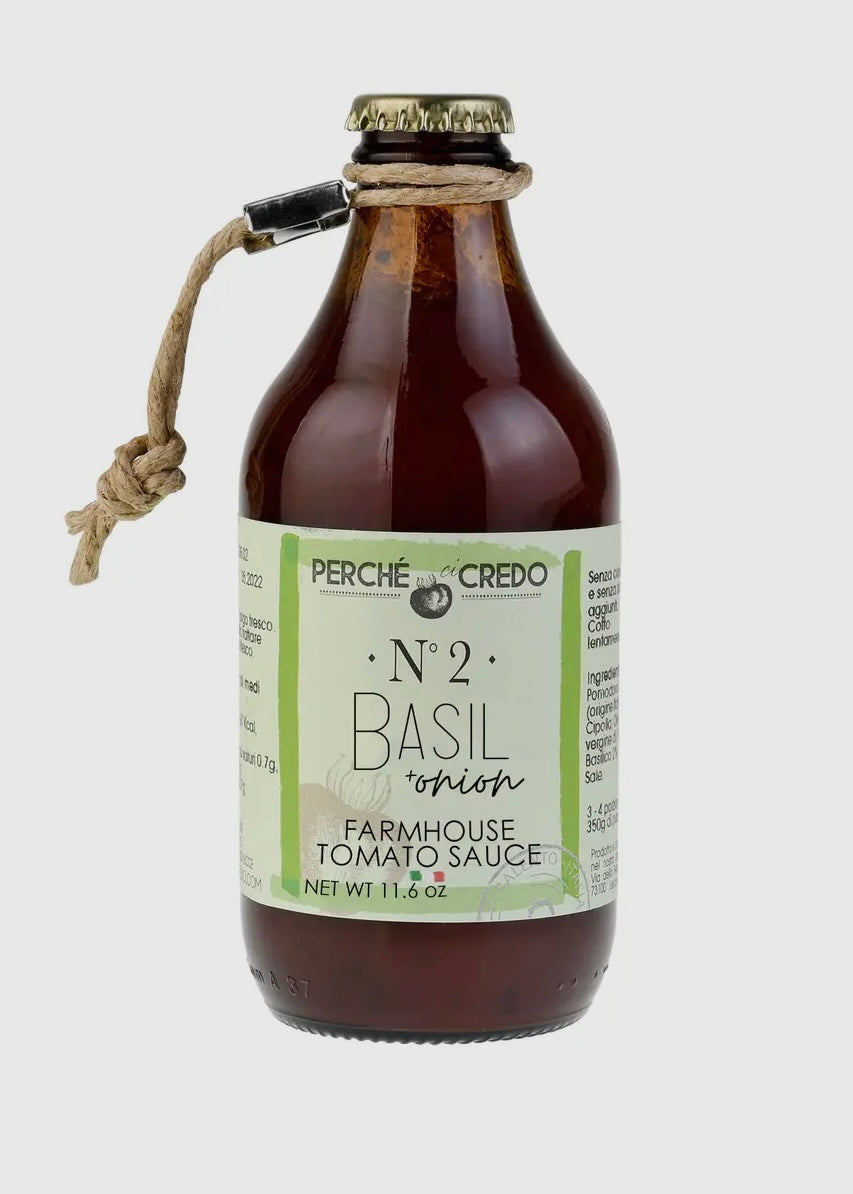 Homemade Tomato Sauce with Basil By Perché Ci Credo