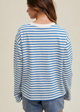 Saylor Striped Longsleeve Tee