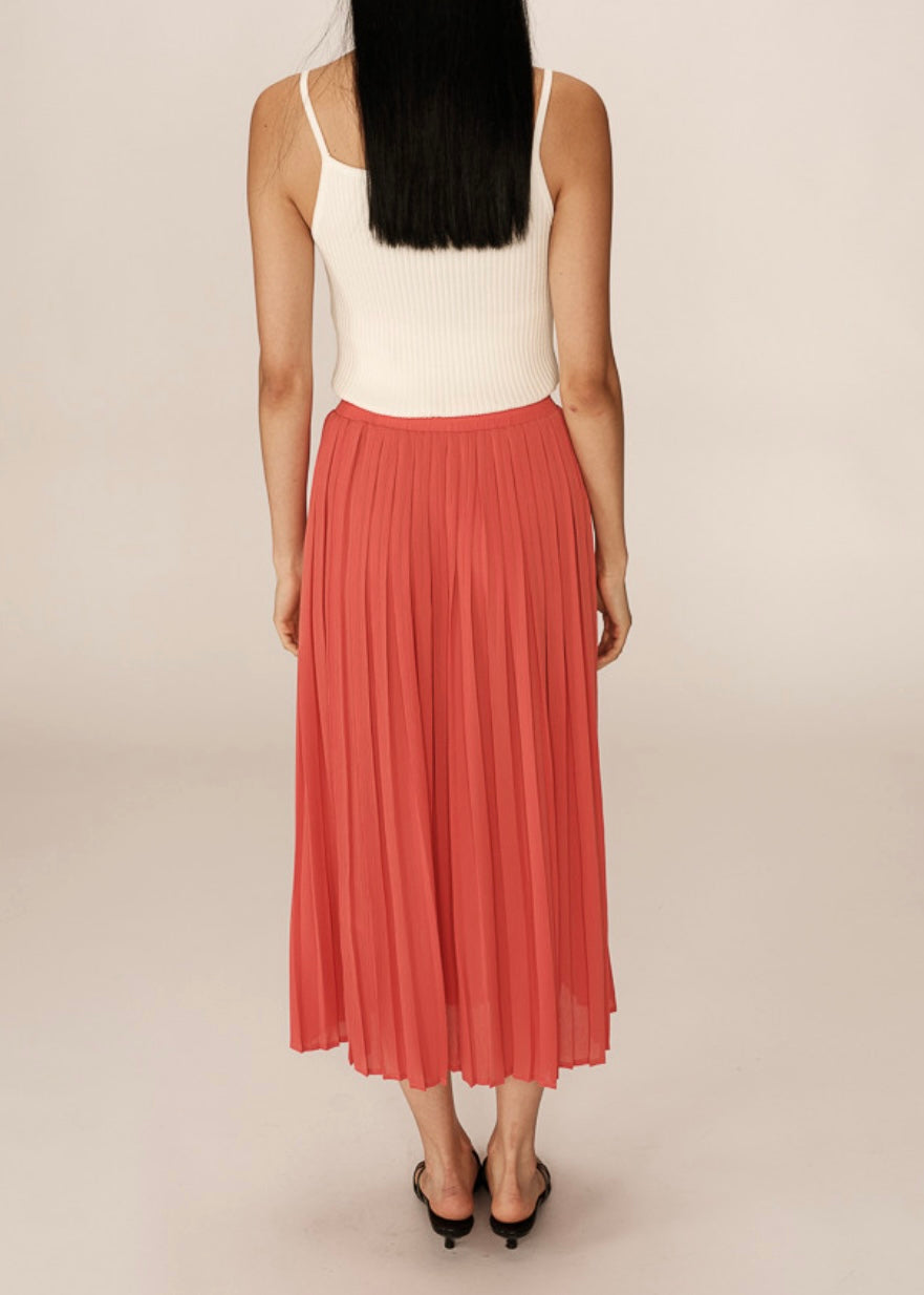 Plisse Pleated Skirt