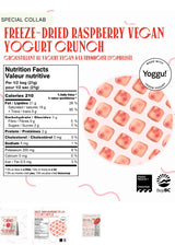 Freeze-Dried Raspberry Vegan Yogurt Crunch