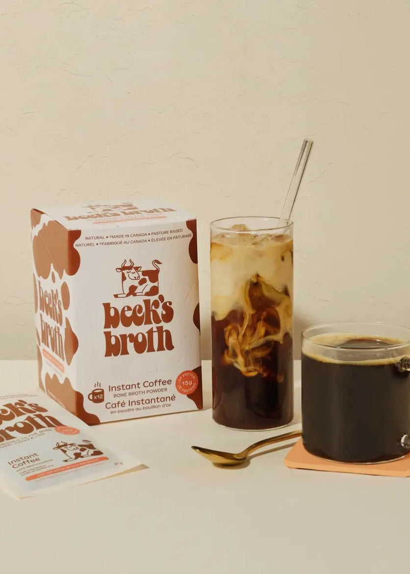 Beck's Protein Bone Broth Instant Coffee Powder