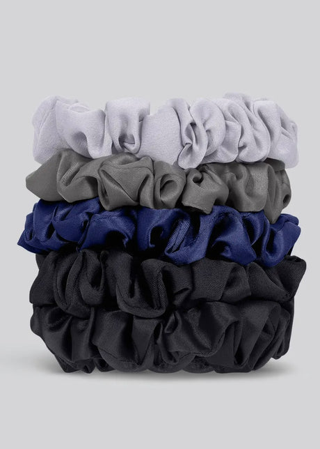 Satin Scrunchies - 5 Pack