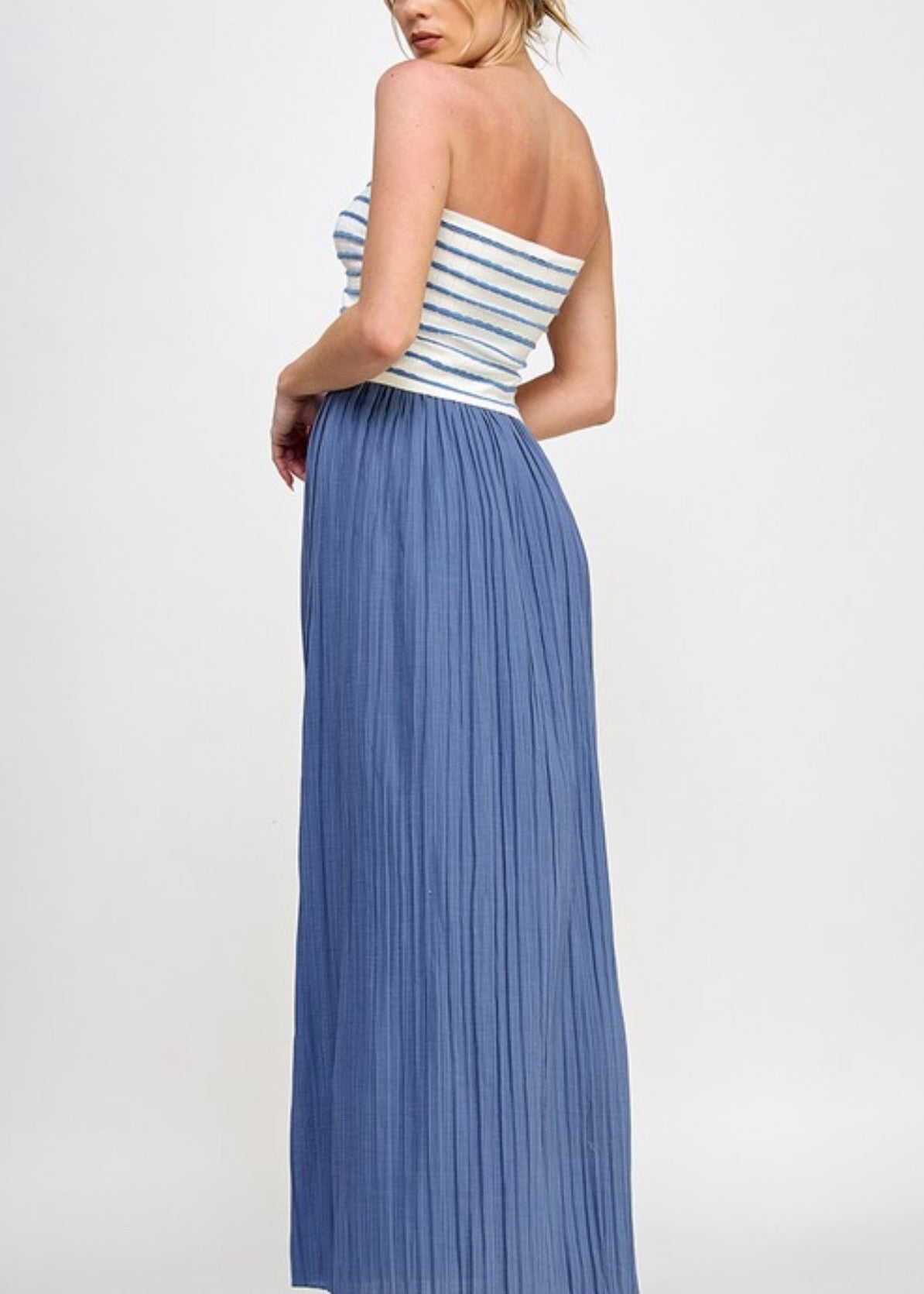 Low Tide Strapless Dress