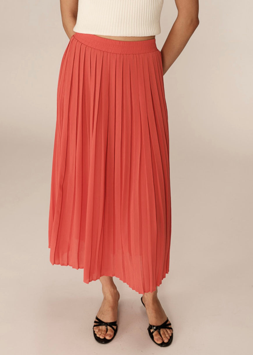 Plisse Pleated Skirt