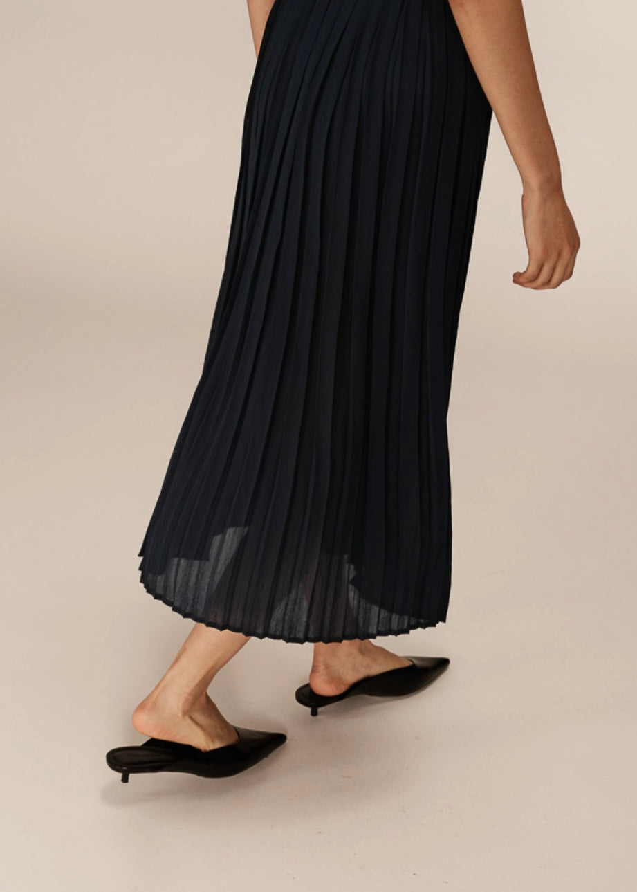 Plisse Pleated Skirt