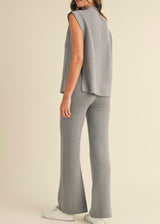 Solinah Open Sweater and Pant Set