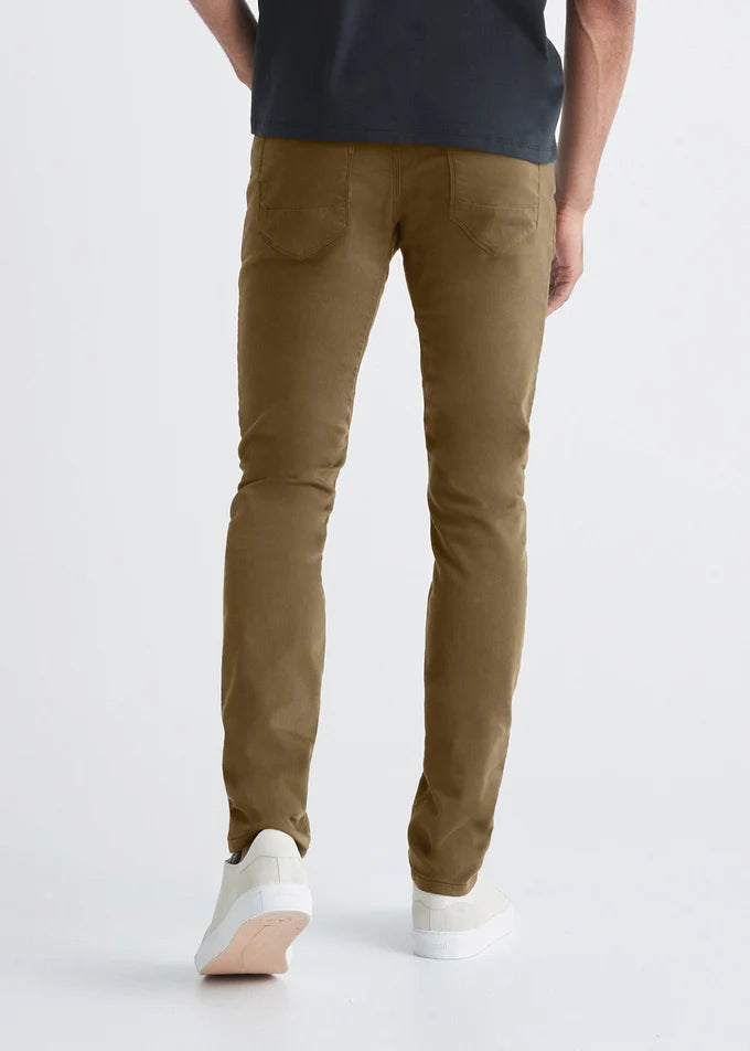 No Sweat Slim Pant in Tobacco