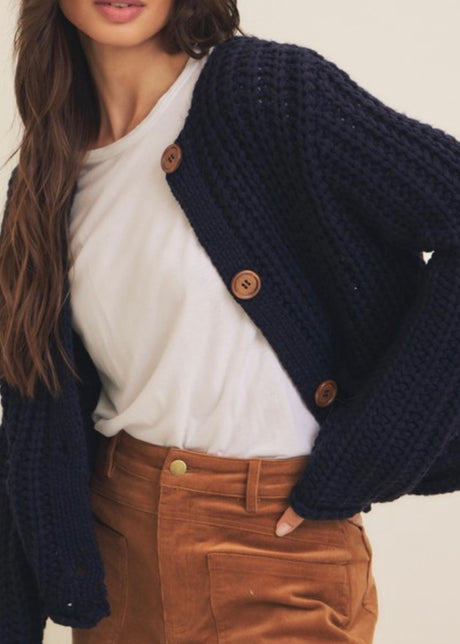 Frances Chunky Knit Cardigan