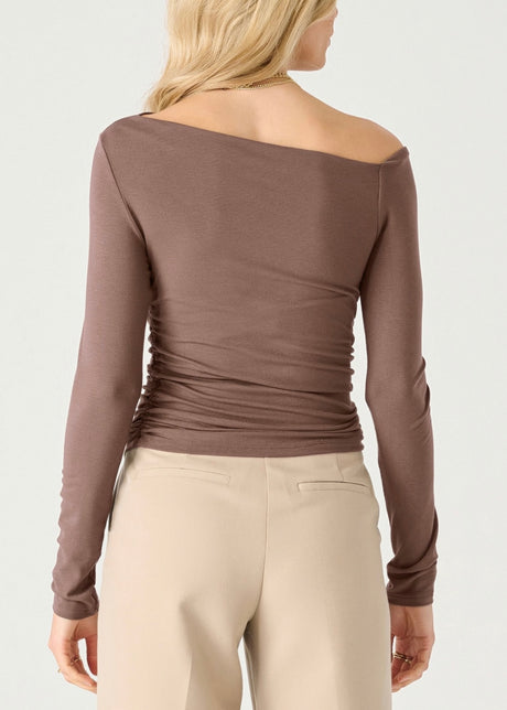 Long Sleeve Draped Top