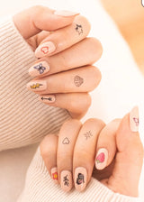 Nail Art Temporary Tattoo Pack