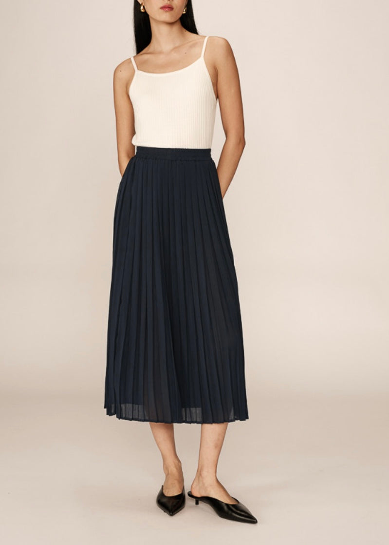 Plisse Pleated Skirt