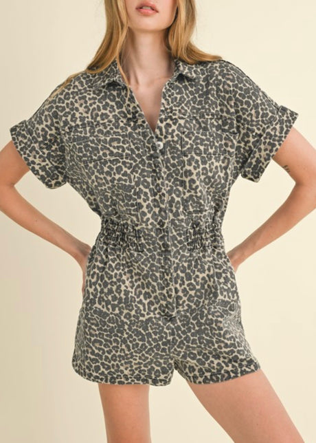 Everything Leopard Romper