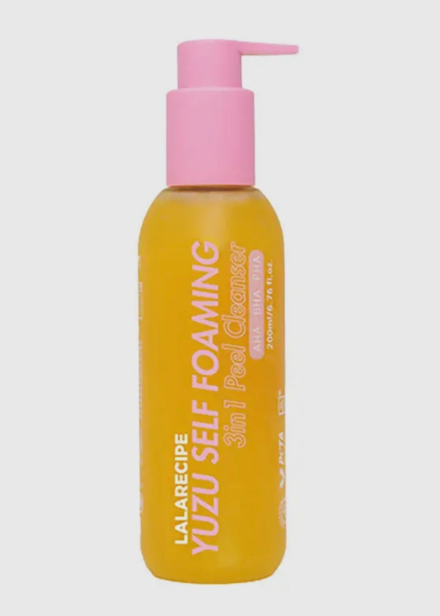 Yuzu Self Foaming 3 in 1 Peel Cleanser 200ml