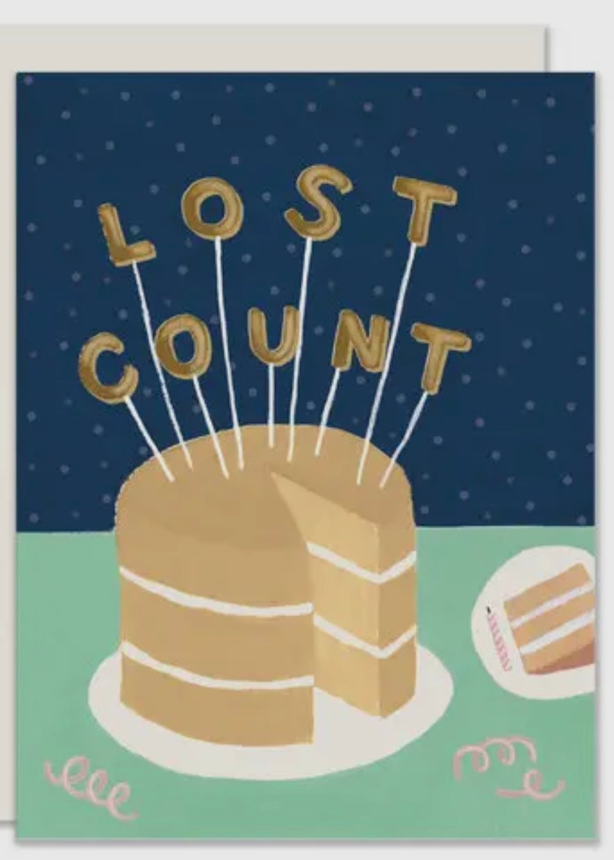 Lost Count Birthday Card