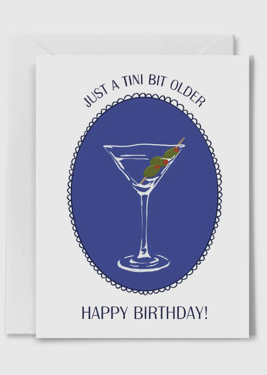 Tini Bit Older Birthday Card