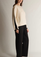 Benny Contrast Sleeve Sweater