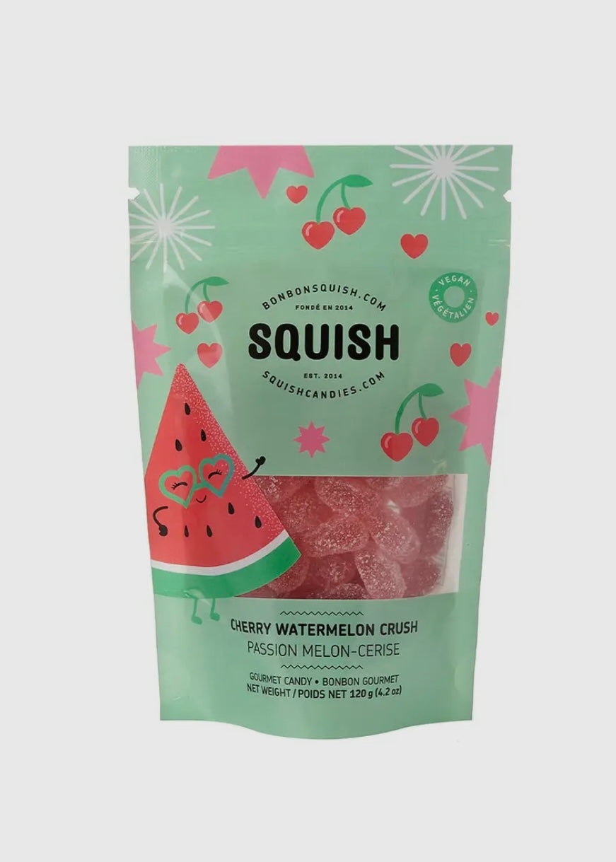 Squish Vegan Cherry Watermelon Crush Candy