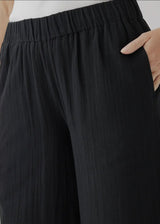 Coastal Double Gauze Wide Leg Pant