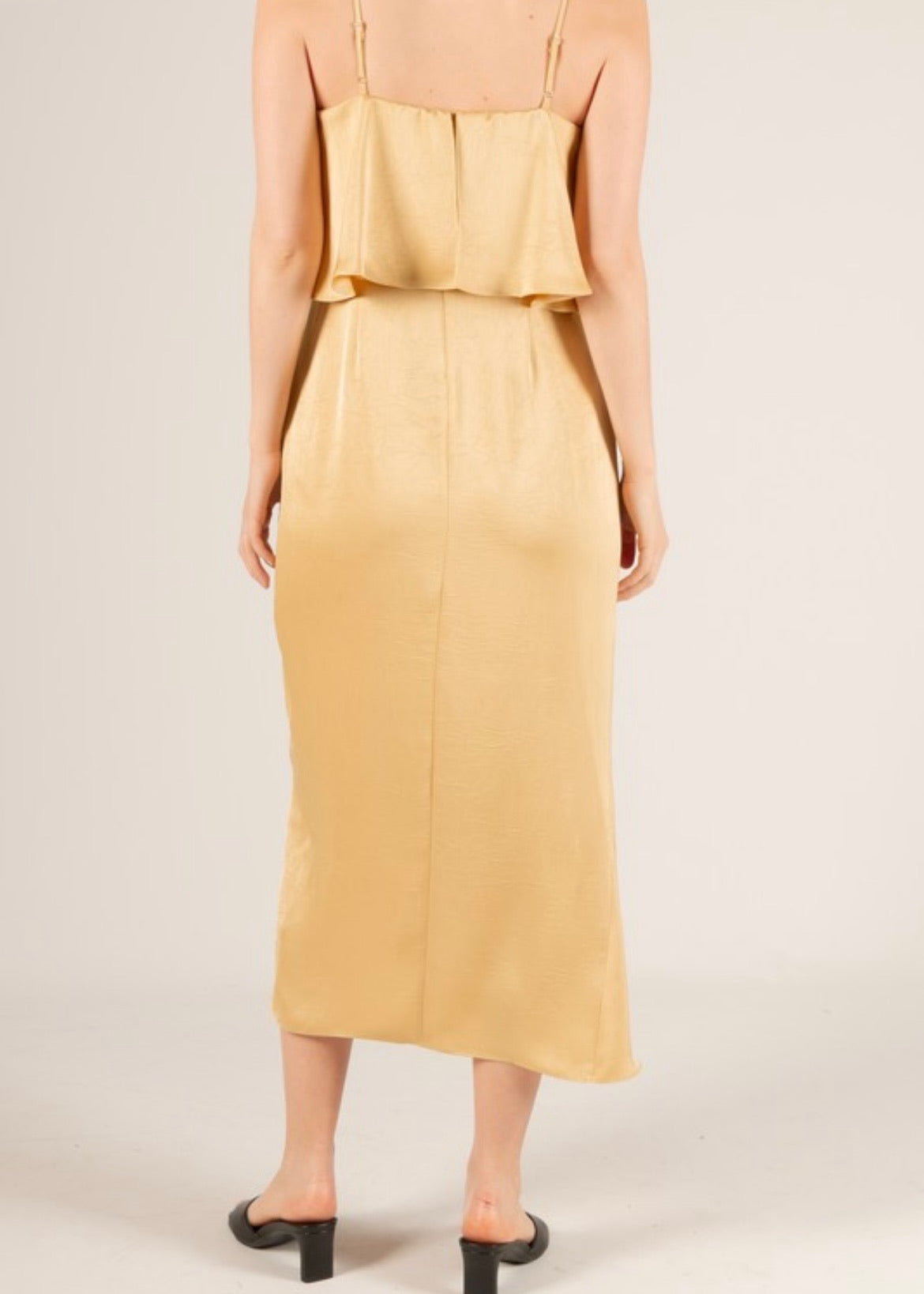 Butter Yellow Wrap Dress