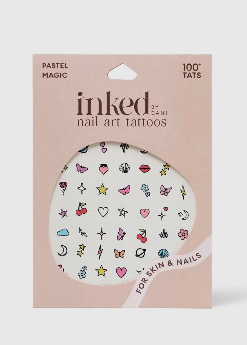 Nail Art Temporary Tattoo Pack