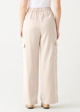 Satin Effect Cargo Pant