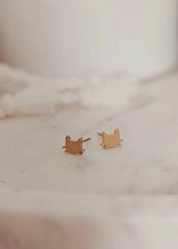 Cats Gold Plated Earrings