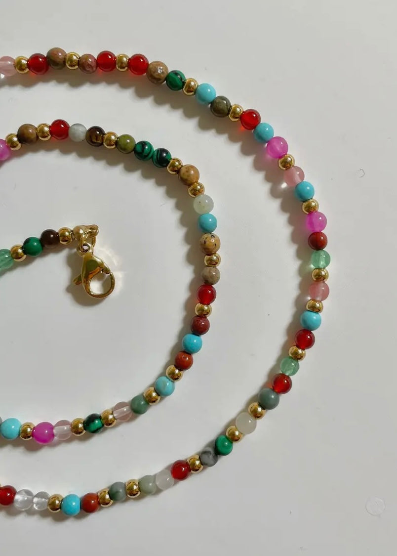 Lila Bead Necklace