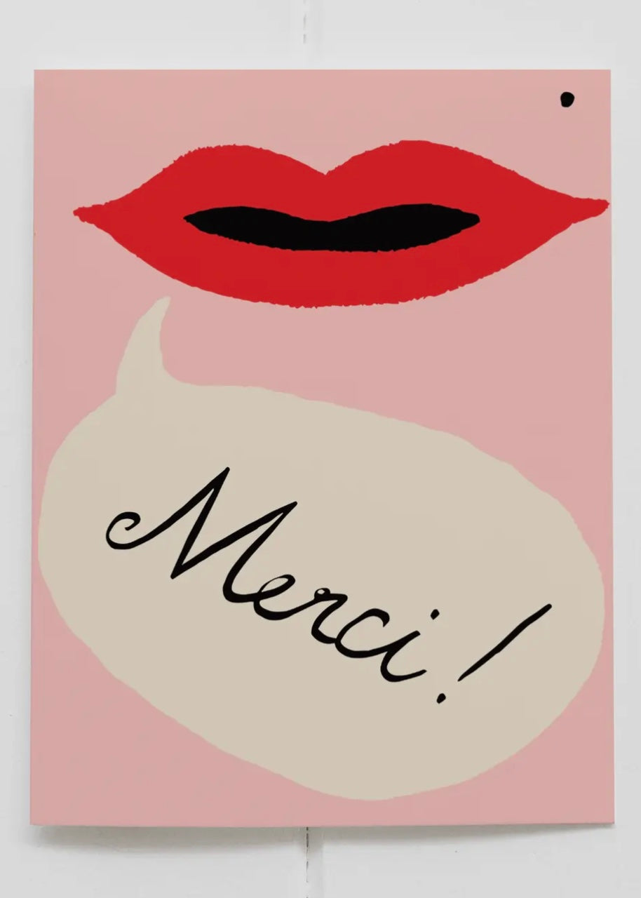 Merci Lips Card