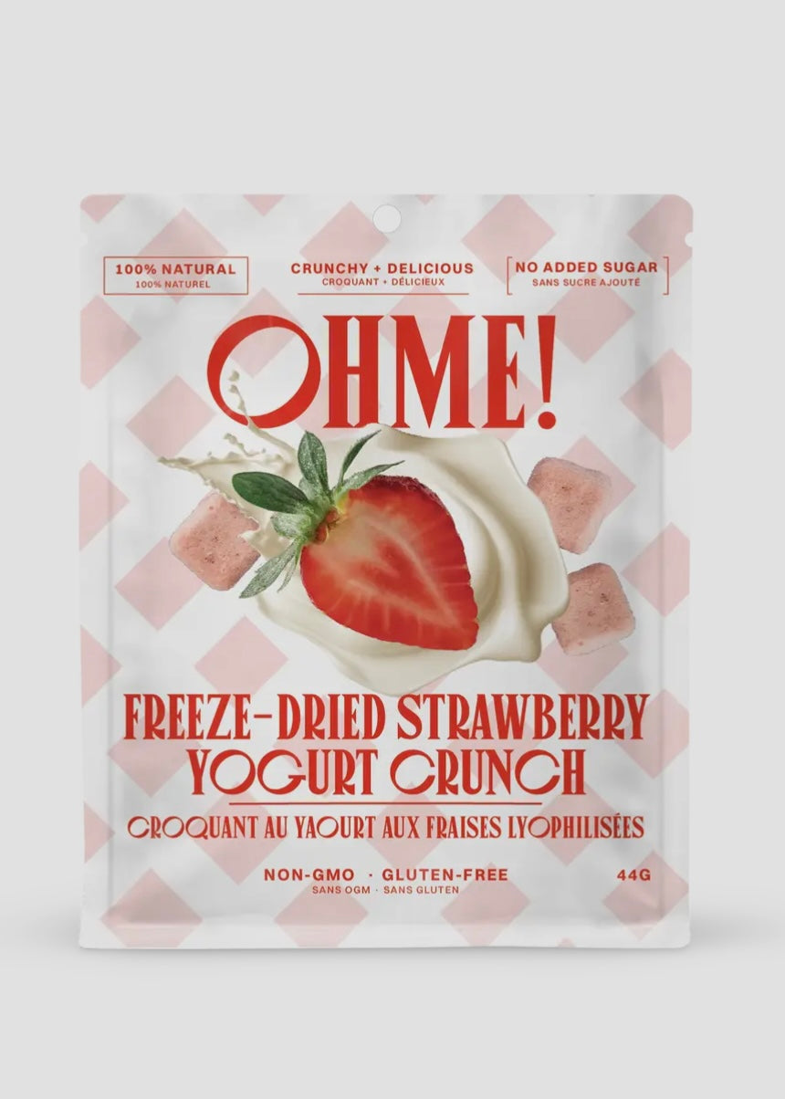 Freeze-Dried Strawberry Yogurt Crunch