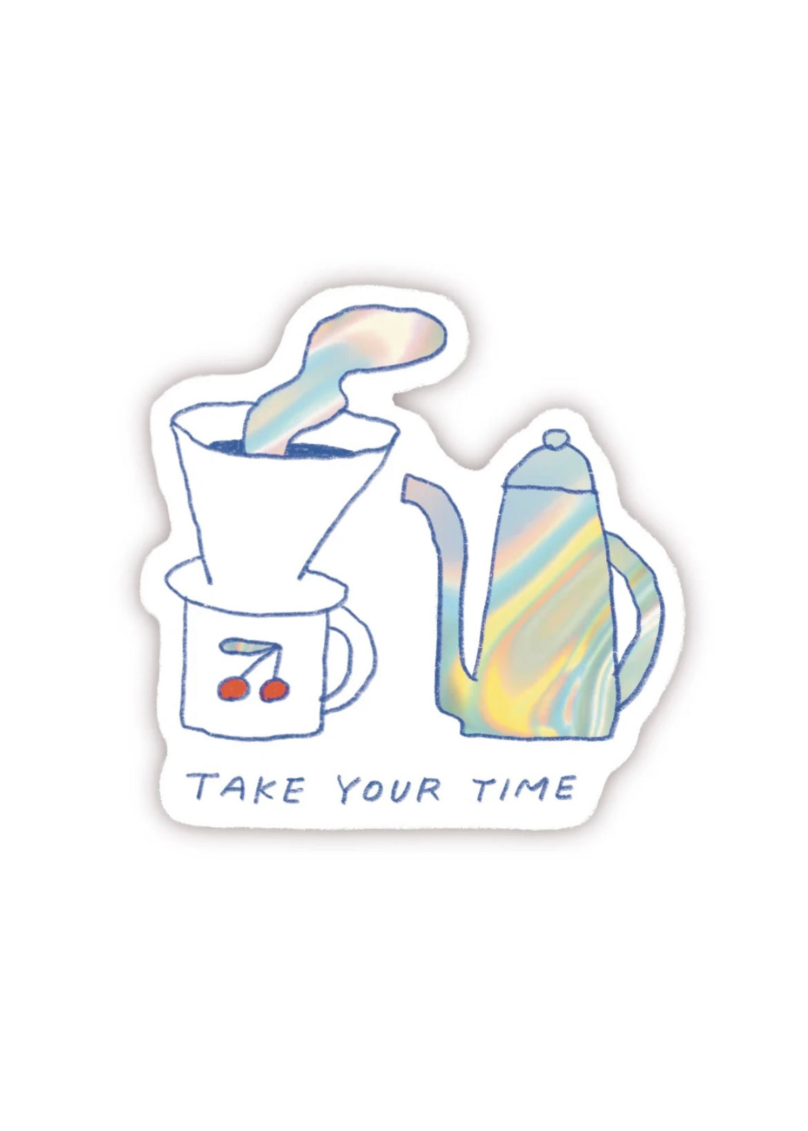 Slow Coffee Sticker