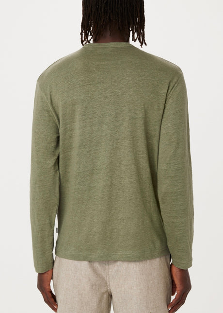 The Long Sleeve Linen T-Shirt