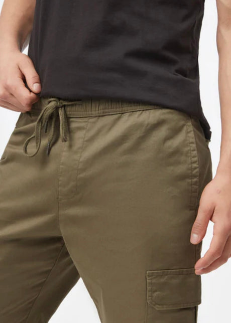 Stretch Twill Cargo Pull On Jogger