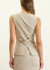 Tully Button Front Vest