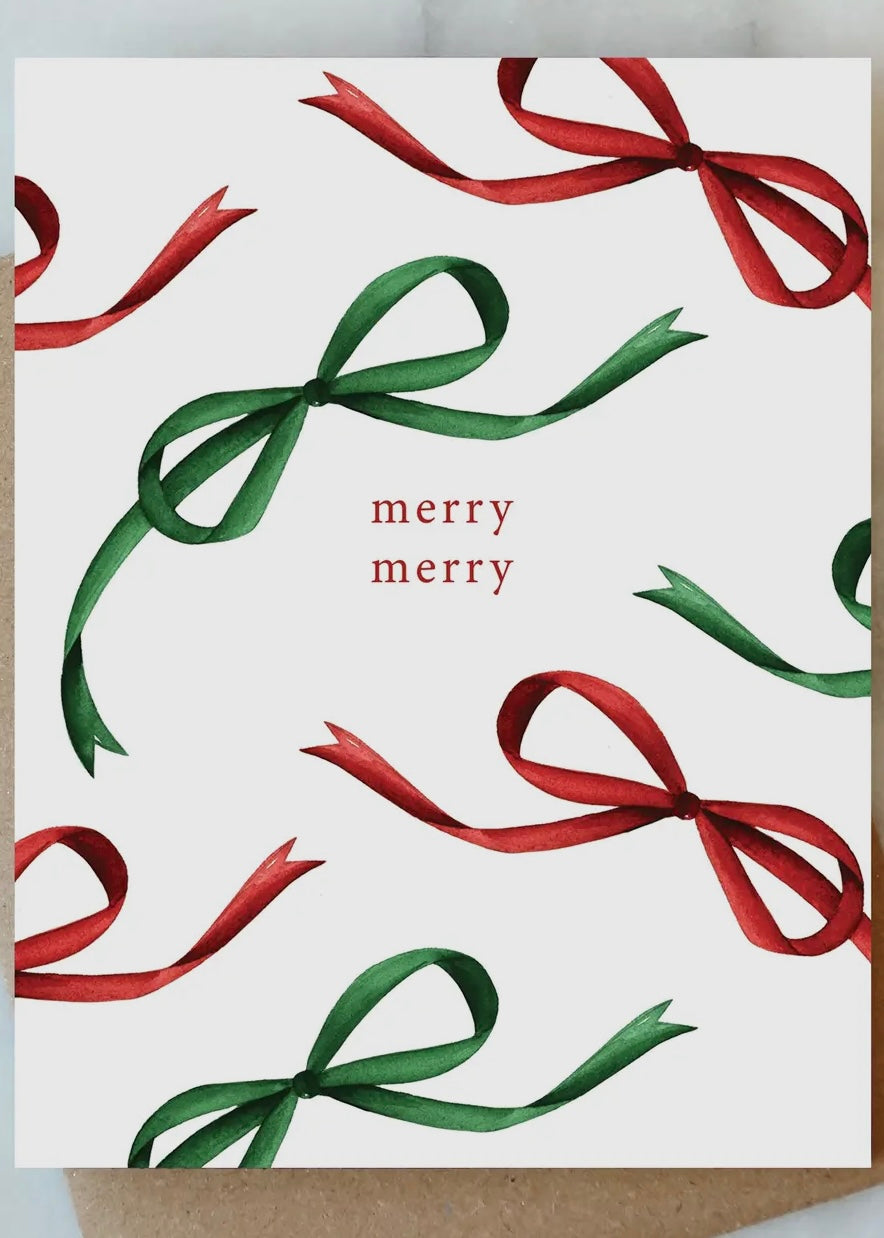 Bows Holiday Card