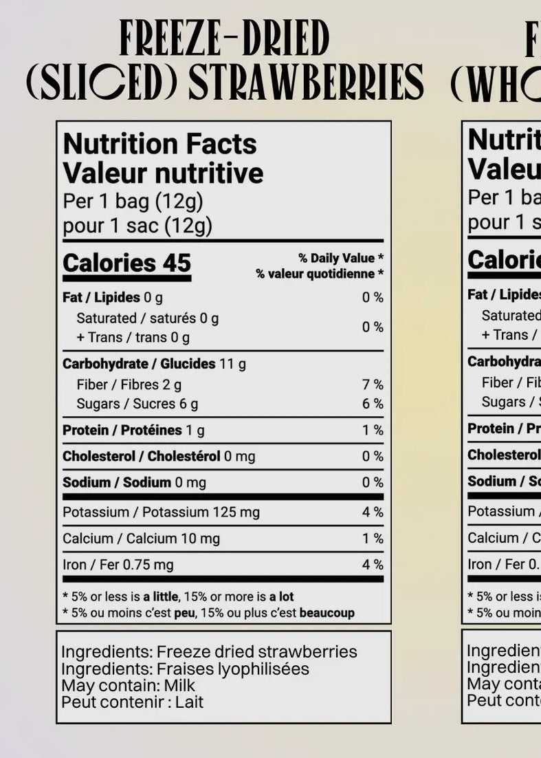 Freeze-Dried Strawberries (Sliced)