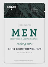 Men's Cooling Mint Moisturizing Foot Sock Treatment