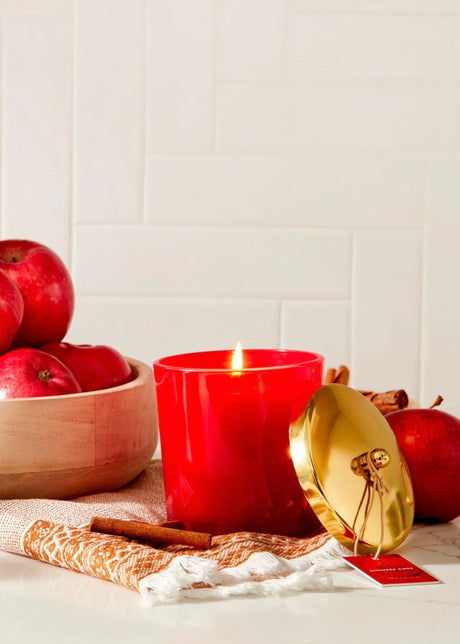 Simmered Cider Harvest Red Candle