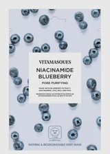 Niacinamide Blueberry Face Sheet Mask