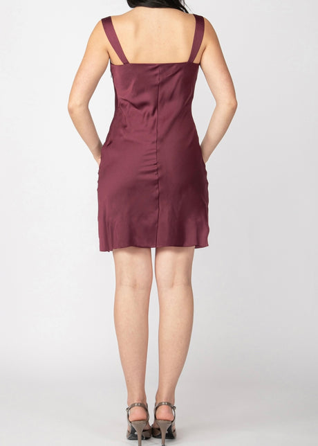 Drapeneck Mini Dress