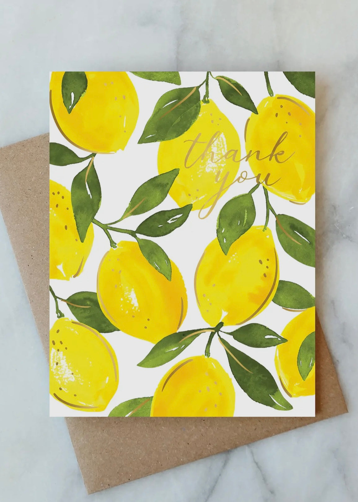 Lemon Thank You Greeting Card