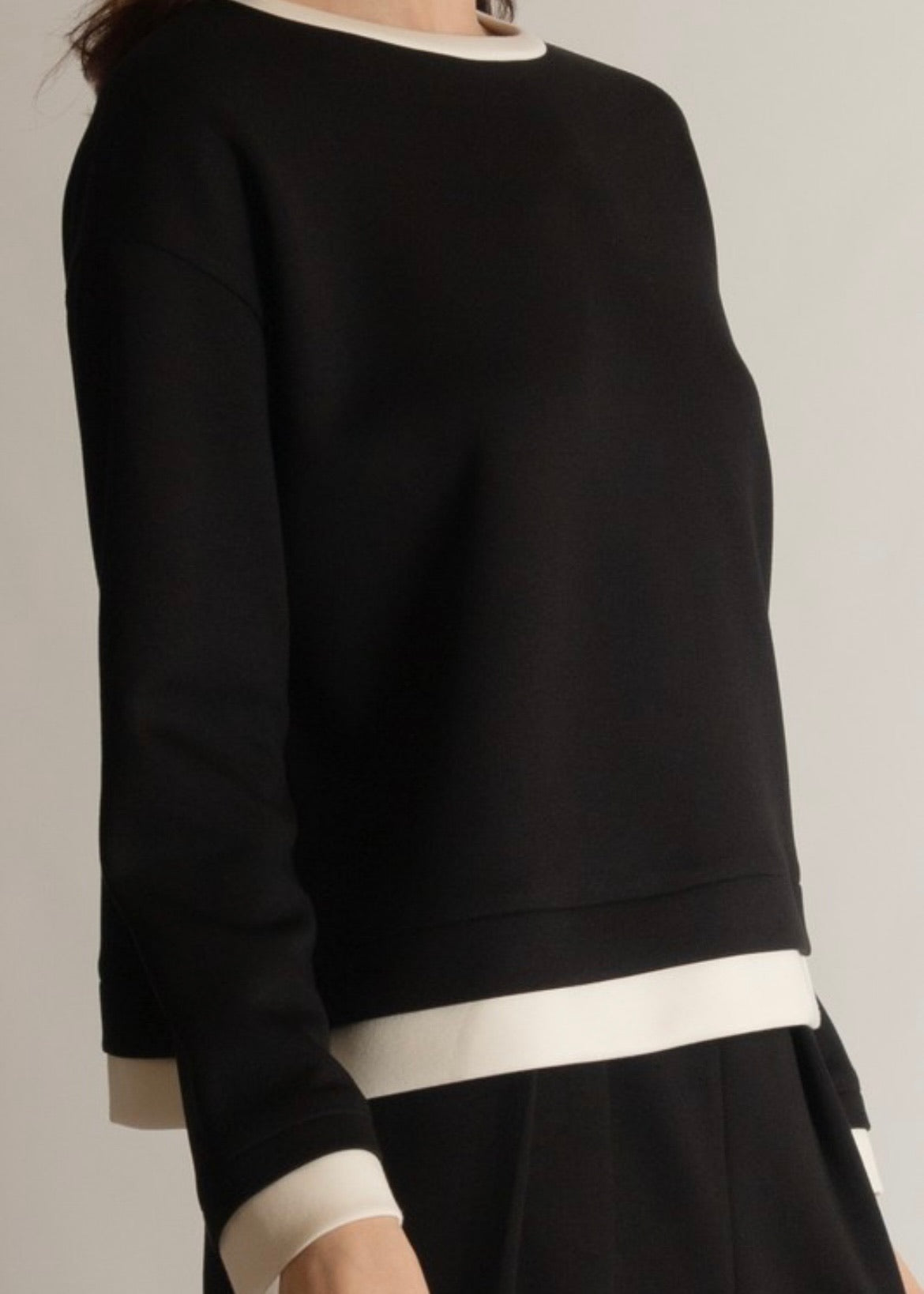 Annie Modal Contrast Sweater